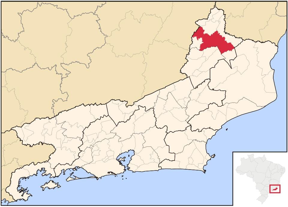 地図Itaperuna
