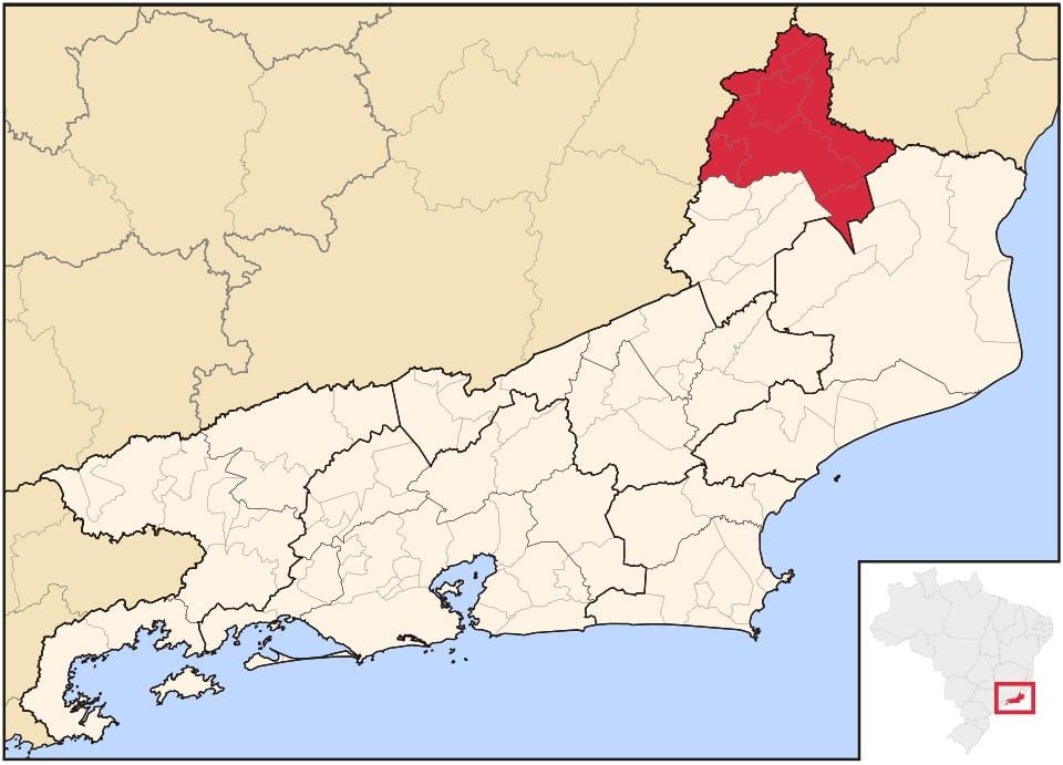 地図Itaperuna