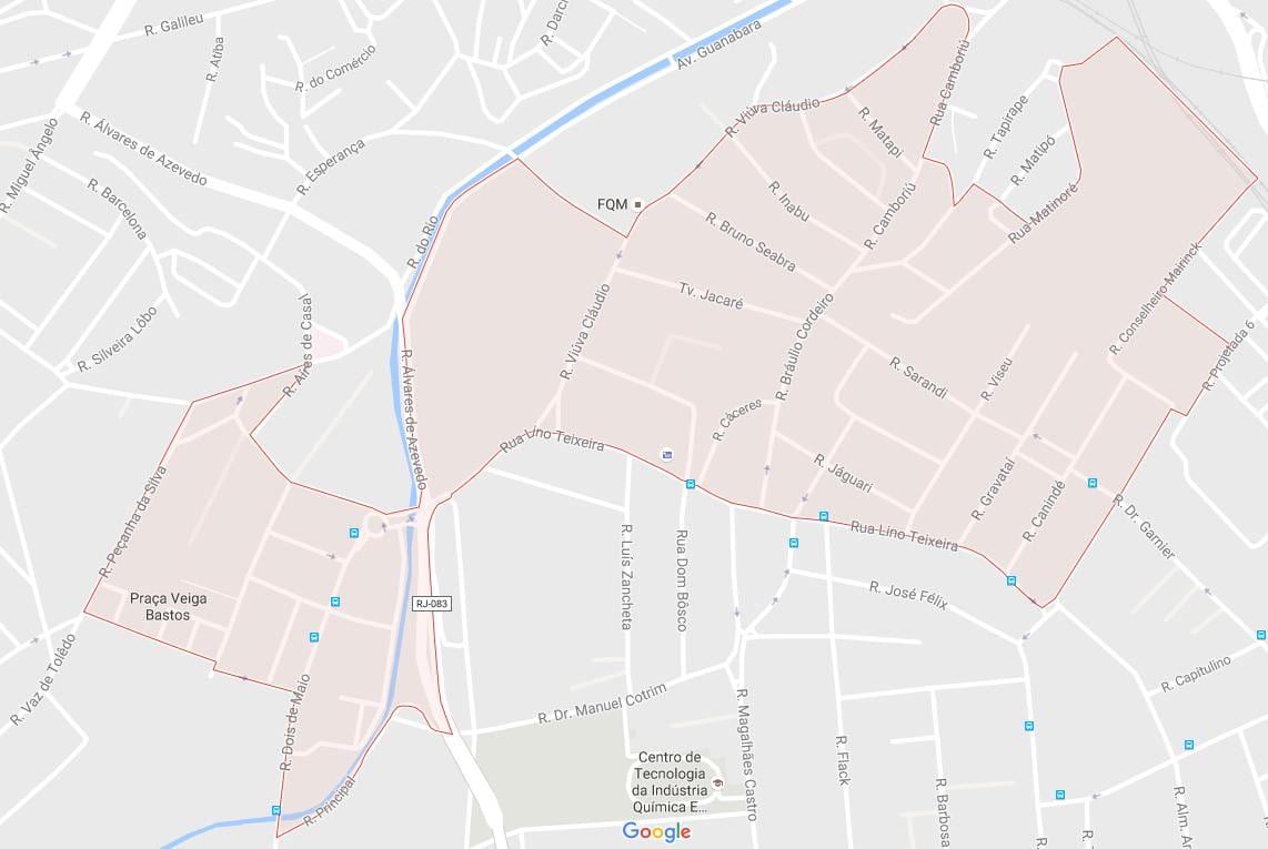 地図Jacaré