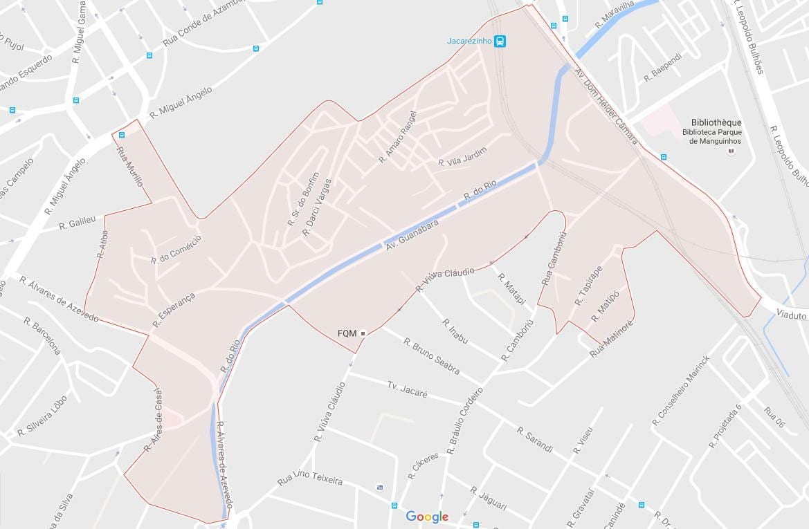 地図Jacarezinho