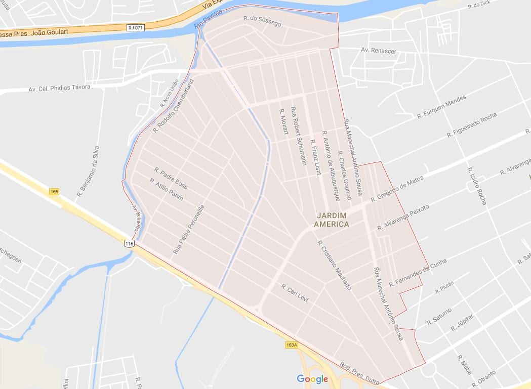 地図Jardim América