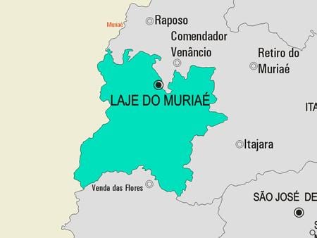 地図LajeいMuriaé市町村