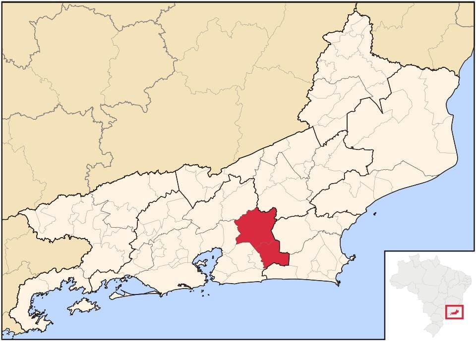 地図Macacu-Caceribu