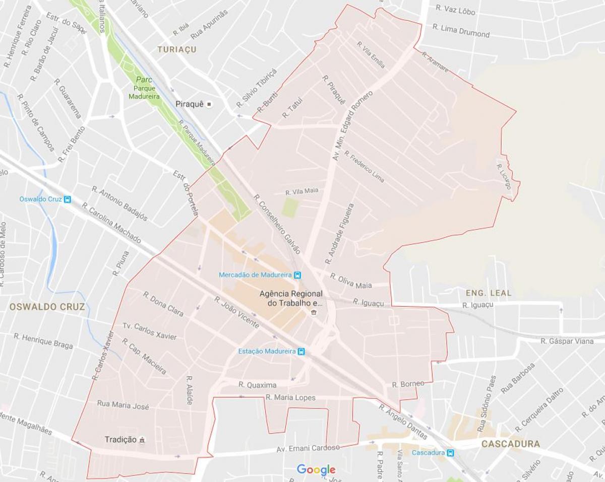 地図Madureira