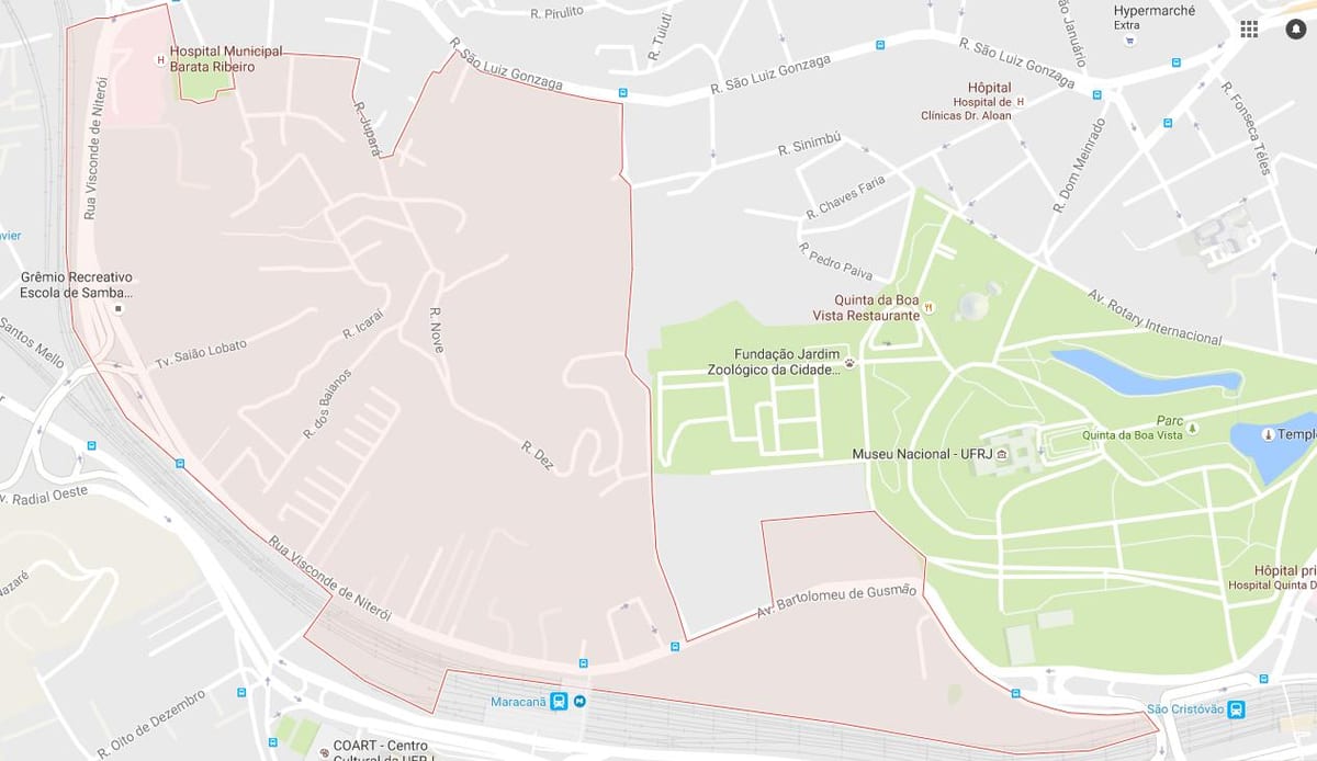 地図Mangueira