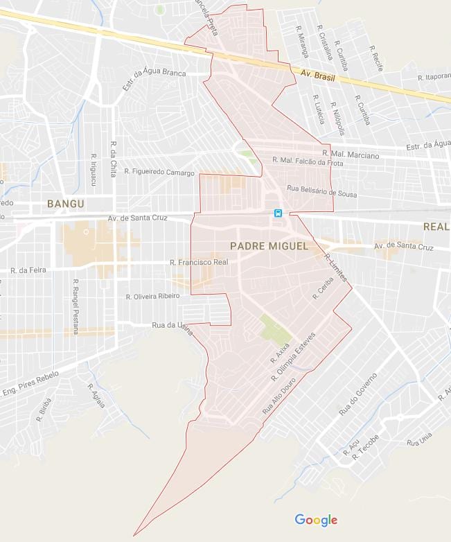 地図Padreミゲル