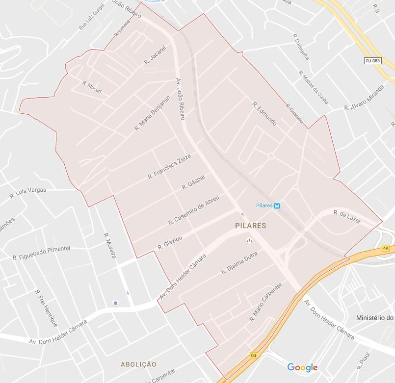 地図Pilares