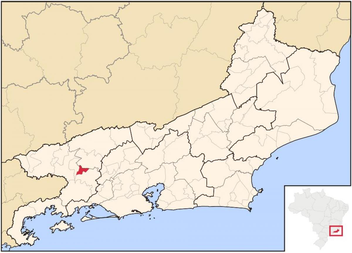 地図Pinheiral