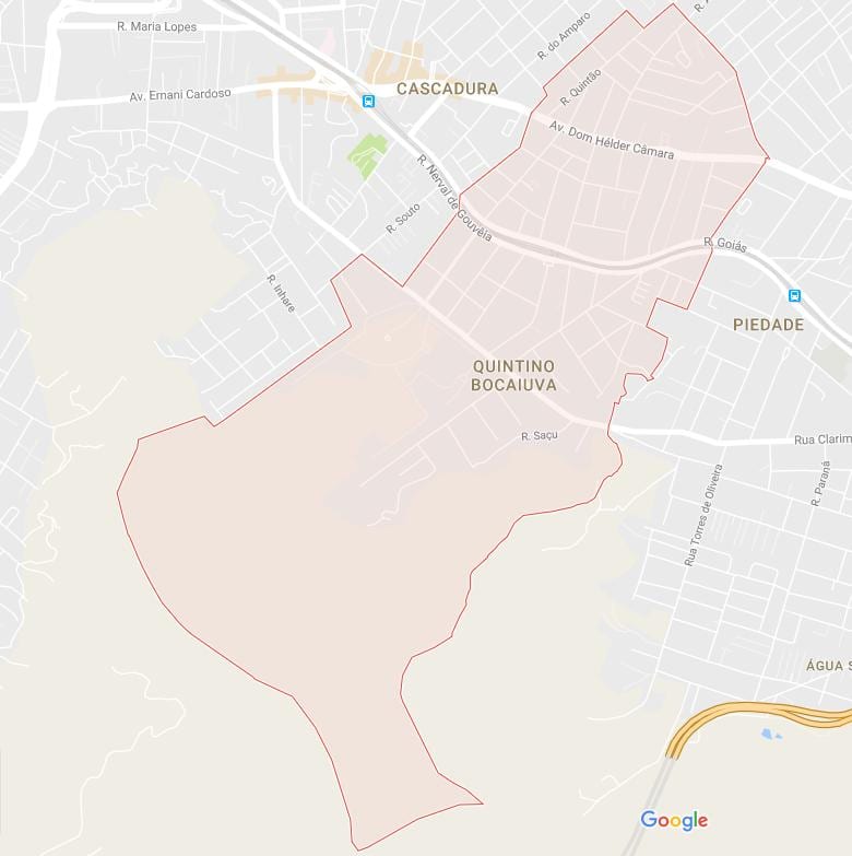 地図Quintino Bocaiúva