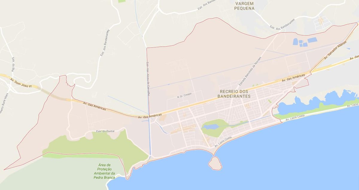 地図Recreio dos Bandeirantes