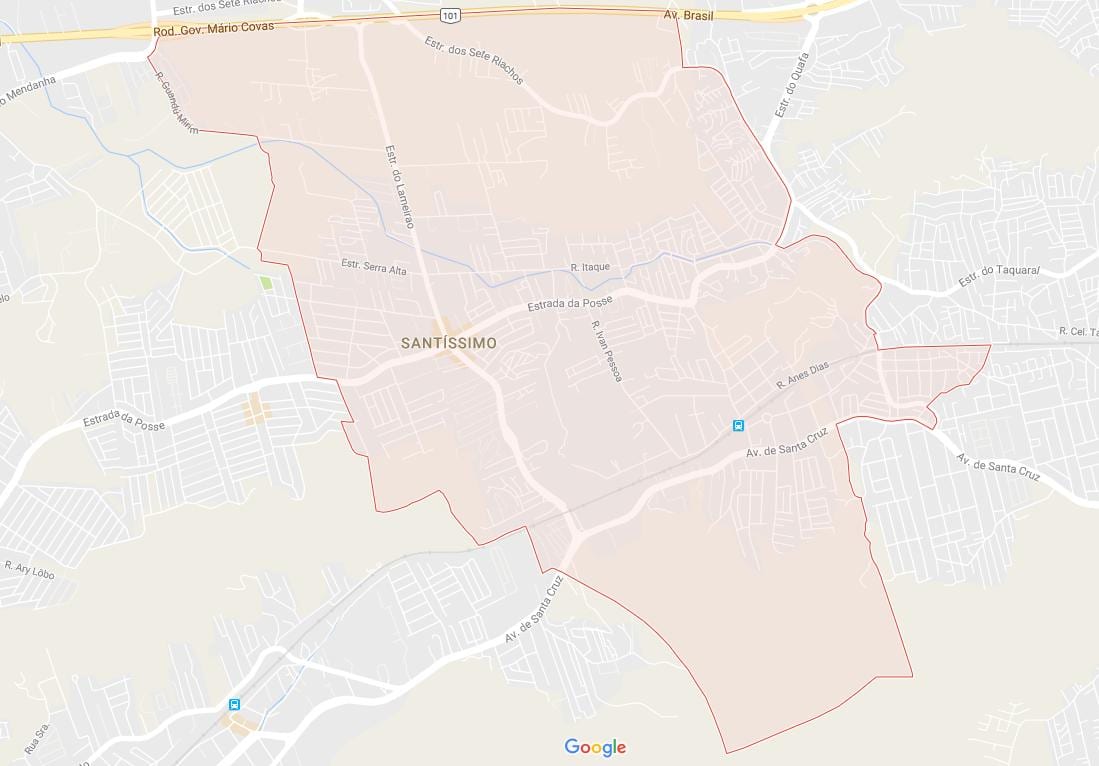 地図Santíssimo