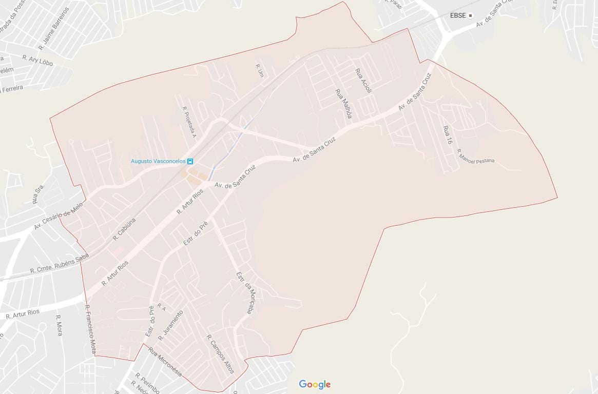 地図Senador Vasconcelos