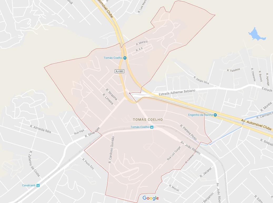 地図Tomás Coelho