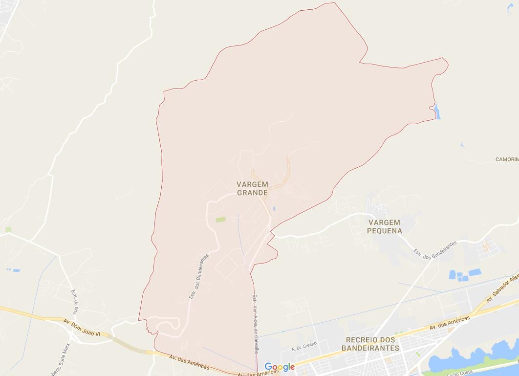 地図Vargemグランデ