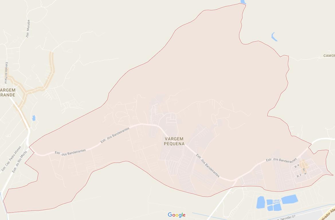地図Vargem Pequena