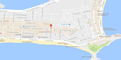 地図quartierゲイ-リオデジャネイロ
