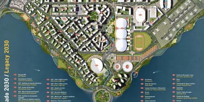 地図のオリンピック公園レガシィ