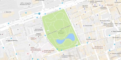 地図Campo deサンタナパーク