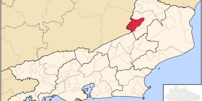 地図のサントAntônioデPádua