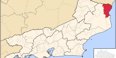 地図のサンフランシスコ-デItabapoana