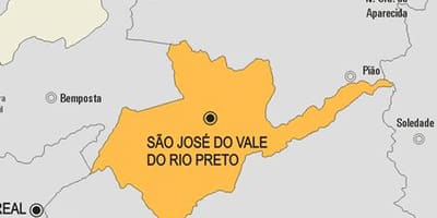 地図のサンホセdo Valeリオプレト市町村