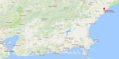 地図のスタジアムCláudio MoacyrデAzevedo