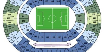 地図のスタジアムMaracanã sièges