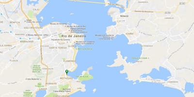 地図のボタフォゴビーチ