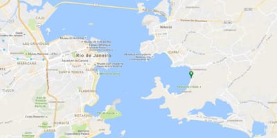 地図のビーチCharitas