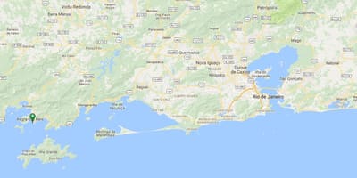 地図のビーチDentro