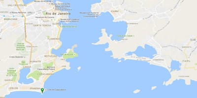 地図のビーチDiabo