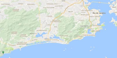 地図のビーチGrumari