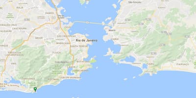 地図のビーチJoatinga