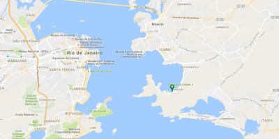 地図のビーチSamanguaia