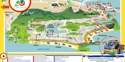 地図のファミリー向けホテリオデジャネイロ