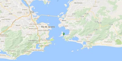 地図のフォルテビーチRio Branco