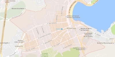 地図のボタフォゴ地区
