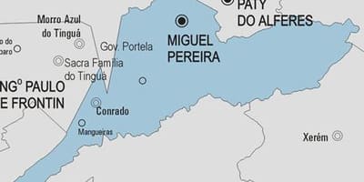 地図のミゲルペレイラ市