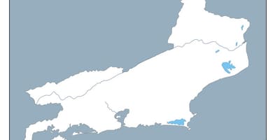 地図のリオデジャネイロのベクトル