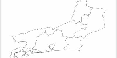 地図ブラジル-リオデジャネイロのヴァージン