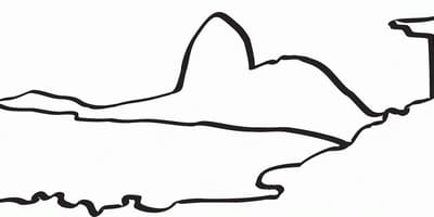 地図のリオデジャネイロの着色