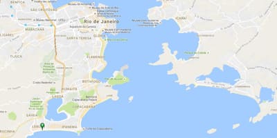 地図のレブロンビーチ