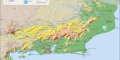地図の地リオデジャネイロ