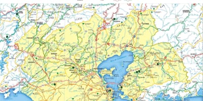地図の道路はリオデジャネイロ