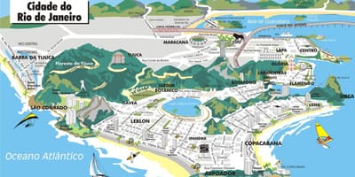 地図3dリオデジャネイロ