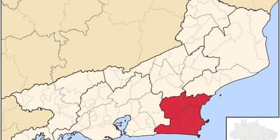 地図Baixadas Litorâneas