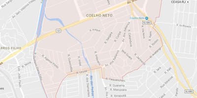 地図Coelho Neto