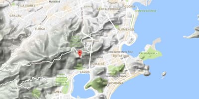 地図Corcovado