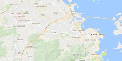 地図favelaお弁当をリベイロ