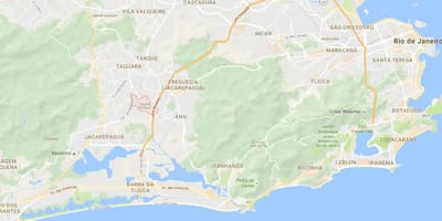 地図favela Cidade de Deus